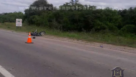 Murió un motociclista en La Viña