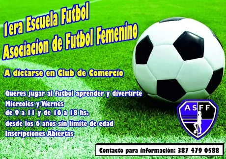 Invitan a sumarse a la primera escuela de la Asociación de Fútbol Femenino