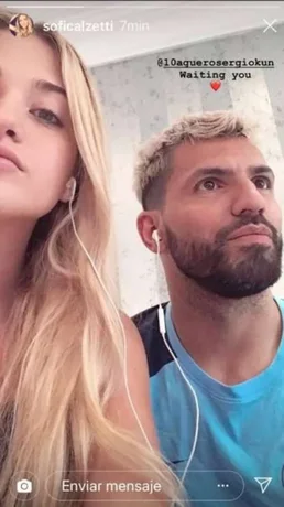 El “Kun" Agüero presentó a su nueva novia