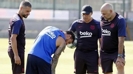 Messi se lesionó