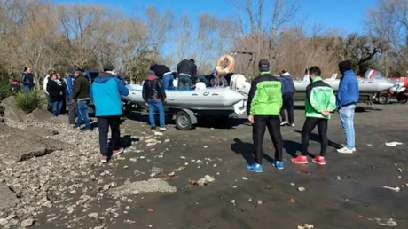 Buscan a dos pescadores desaparecidos en el Río de la Plata