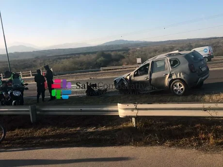 La hija de un ministro salteño sufrió un accidente camino a San Lorenzo