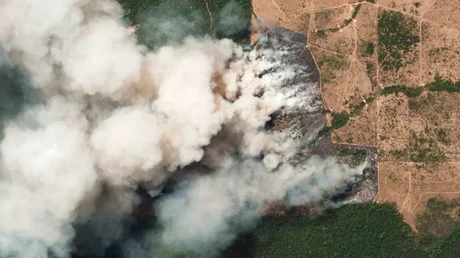 El humo de los incendios en el Amazonas llegaría a Salta en las próximas horas