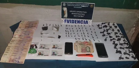 Decomisaron más de 700 dosis de droga durante el fin de semana