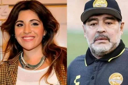 A pesar de las diferencias con su padre, Maradona recibió el apoyo de Gianinna