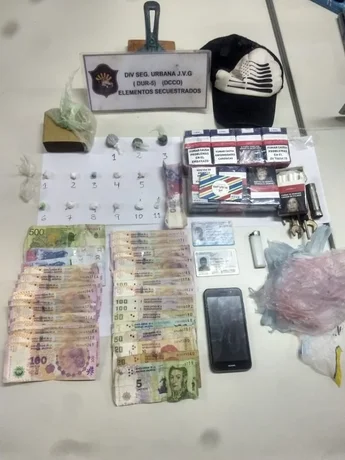 Dos detenidos y más de mil dosis de drogas secuestradas en el interior de Salta