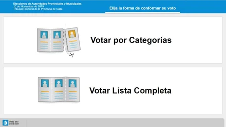 Está disponible nuevamente el simulador para practicar el voto electrónico