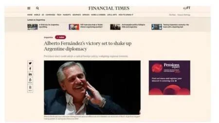 El Financial Times asegura que Argentina está al borde de su noveno default