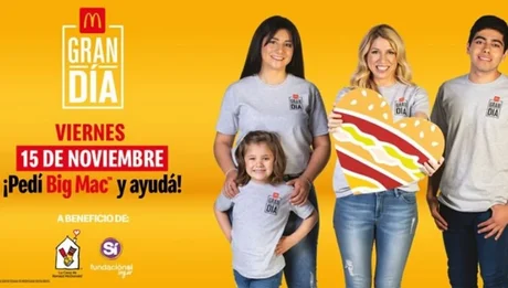 McDonald’s suma a Mercado Pago en la venta anticipada de Big Mac para el Gran Día solidario