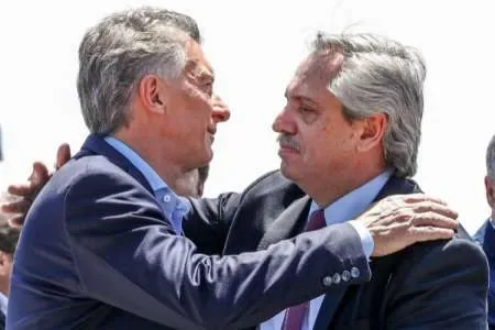 Macri y Fernández estuvieron juntos en la misa de Luján