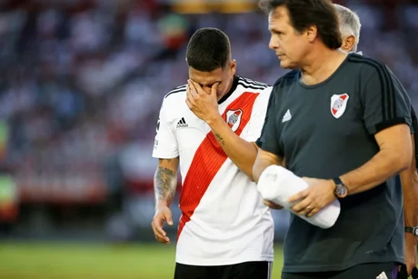 Quintero se volvió a lesionar y no estará en la final de la Copa Argentina