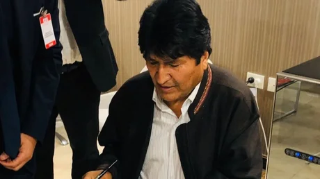 Evo Morales llegó al país y dijo que luchará por la patria grande