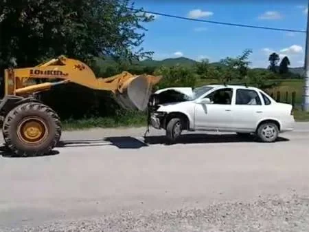 Impactante choque en Cerrillos