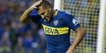 Wanchope Ábila sufrió un esguince de tobillo