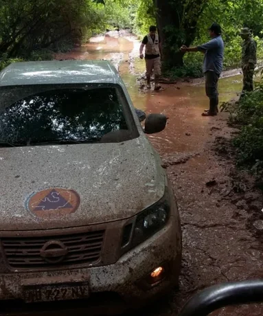 Creció el río Totono en Tartagal y varias familias tuvieron que ser asistidas