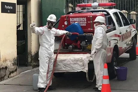 Donaron mil litros de lavandina al hospital del Milagro