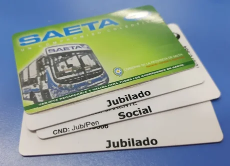 SAETA prorroga el vencimiento de las tarjetas de jubilados y pensionados