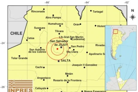 Un temblor en Jujuy sacudió la modorra en Salta