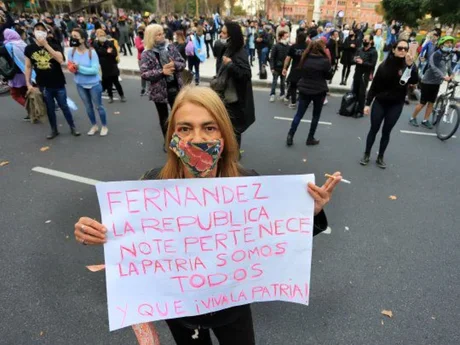 Marchas en contra de la cuarentena: casi en todo el país, menos en Salta