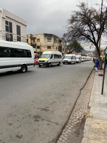 Marcha de transportistas en Salta