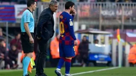 Quique Setién dejó de ser el entrenador de Barcelona