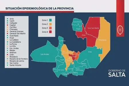 Salta Capital estará por 28 días considerado en zona roja: qué significa