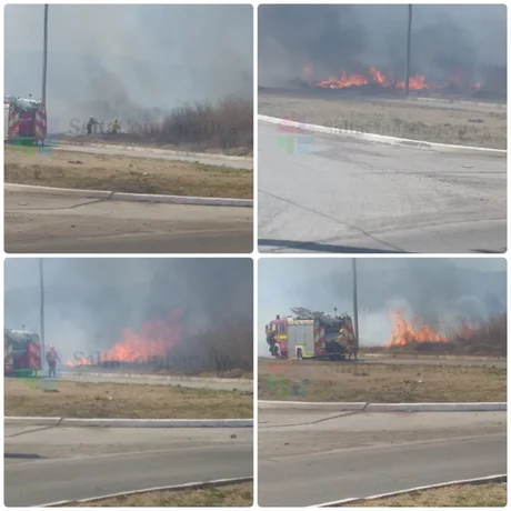 Feroz incendio se desató en los pastizales de Pereyra Rozas