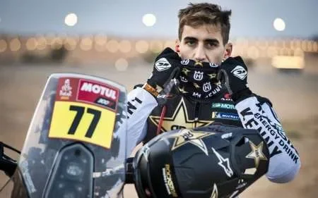 Luciano Benavides abandonó el Dakar 2021 tras sufrir un siniestro