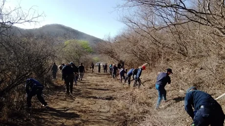 Más de 200 policías se suman para combatir el fuego en el cerro 20 de febrero