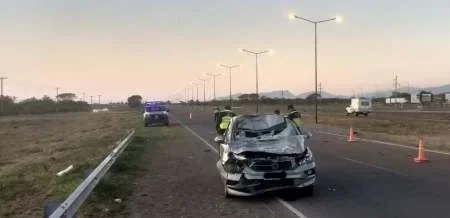 Salteño chocó contra un caballo y se salvó de milagro