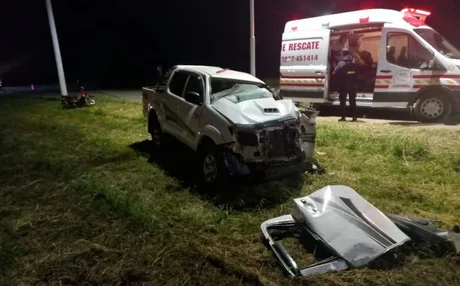 Falleció un hombre tras un choque entre dos camionetas