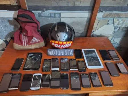 Detienen a un joven salteño que en una sola noche robó 22 celulares