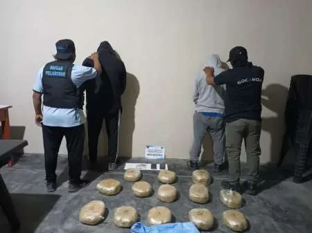 Dos detenidos, y más de 50 mil dosis de droga secuestradas en Salta