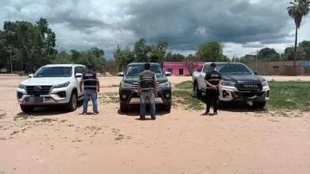 Recuperan en Salta tres camionetas que fueron robadas en Buenos Aires