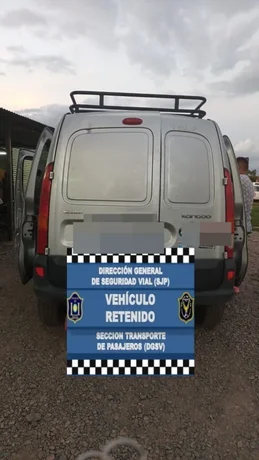 Secuestran otro vehículo haciendo de transporte ilegal en Salta