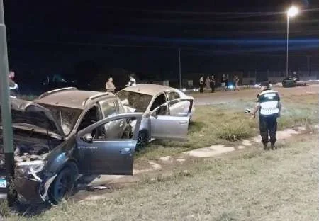 Fuerte choque en cadena en Circunvalación Oeste