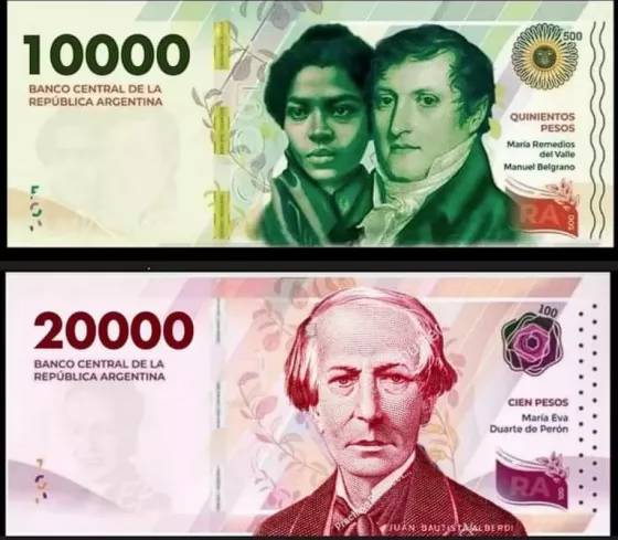 Los billetes de $10.000 comenzarán a circular en mayo