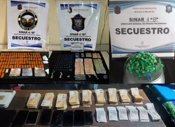 Desbarataron varias bocas de expendio de droga en distintos puntos de la ciudad