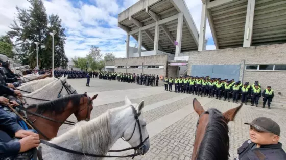 Más de 400 policías estarán abocados a la cobertura de seguridad del partido de esta noche