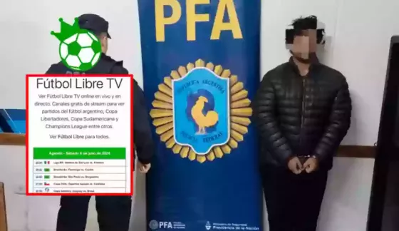 “Fútbol Libre”: Liberaron al joven que creó la web pirata que transmitía partidos de futbol