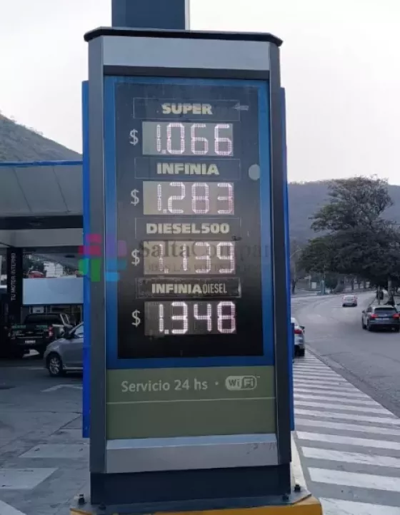 Cuánto cuesta cargar combustible en Salta