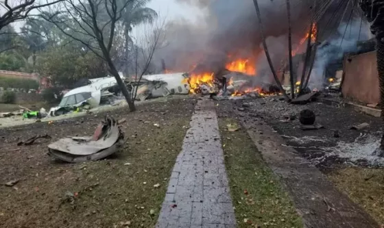 Se estrelló avión con 62 pasajeros en Brasil