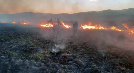 Volvió a subir a extremo el alerta por incendios forestales en la Capital