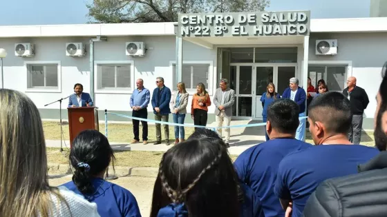 Se habilitó el Centro de Salud de El Huaico