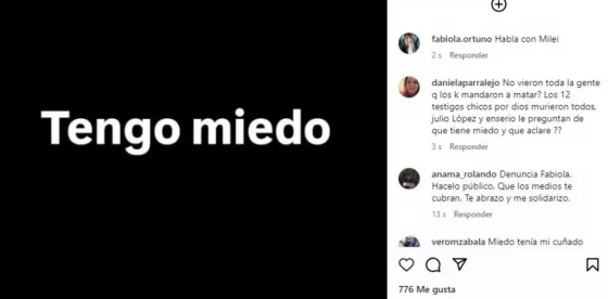 La llamativa publicación de Fabiola Yañez en sus redes sociales: “Tengo miedo”