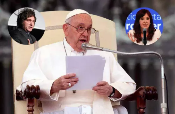 El Papa se metió en el cruce entre CFK y Milei: “el antagonismo no resuelve los problemas del país”