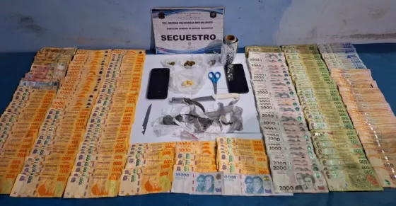 Detuvieron a un joven en el sur provincial y secuestraron más de 300 dosis de estupefacientes