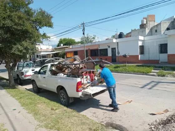 Realizaron un operativo de descacharrado en la Casita de Belén